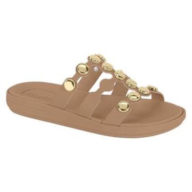 Imagem de Sandália Casual Feminina Moleca Flatform Slide Macia Lançamento Verão- 5525.105-Feminino