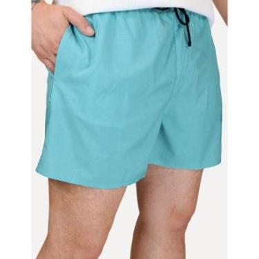 Imagem de Short Reserva Beachwear Basico Textura Azul Turquesa-Masculino