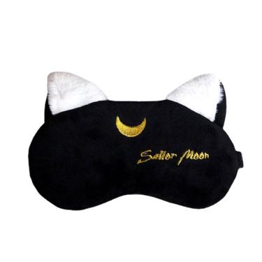 Imagem de Máscara para dormir Black Cat Sailors Moons Anime Super Soft