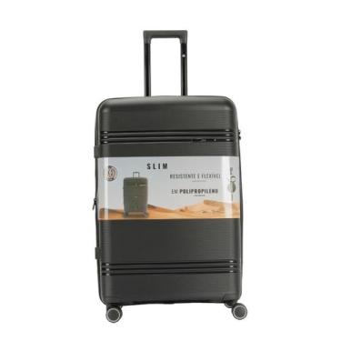 Imagem de Mala de Viagem Grande 32 kg Com Rodas duplas 360 Polipropileno Com cad