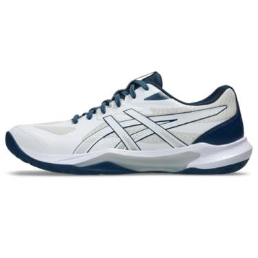 Imagem de Asics Tênis masculino de vôlei Gel-Tactic 13, Branco/azul mako, 44