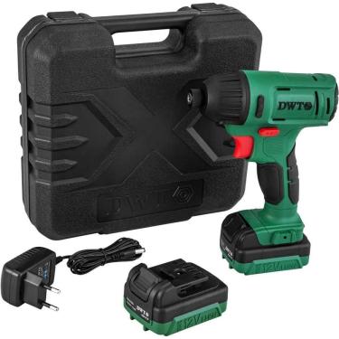 Imagem de Parafusadeira Impacto Encaixe 1/4 2 Baterias 12V Carregador