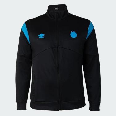 Imagem de Jaqueta Umbro Gremio Viagem 2025 - preto e azul-Masculino