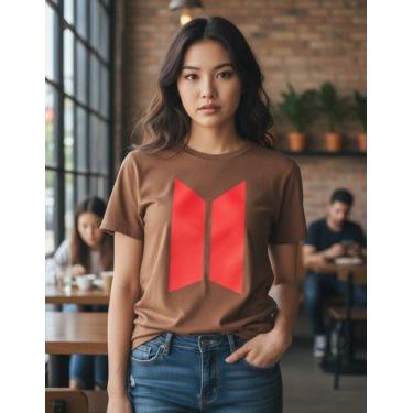 Imagem de Camiseta Bts Key Pop Coreano Modelo Unissex Estampa Frontal - - Missio