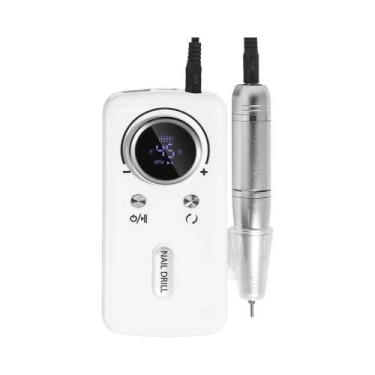 Imagem de Kit De Máquina De Furar Unhas Recarregável 45000RPM, Lixadeira Elétric