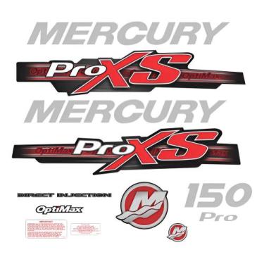Imagem de Kit Adesivos Mercury Proxs 200 Para Motor De Popa Optimax - SPTS