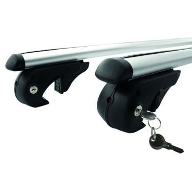 Imagem de Rack Teto Travessa Aluminio 75kg Kiussi Belluno C/ Chave PTA