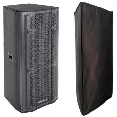Imagem de Kit Caixa de Som Ativa Dupla 15" Oneal OPB-5060D + Capa Protetora Cor: