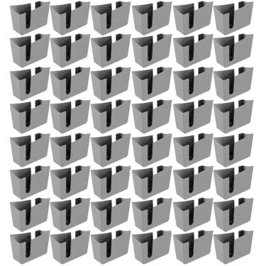 Imagem de Kit 48 Suportes Porta Guardanapos de Mesa Trio Crippa Preto Lanchonete Restaurante