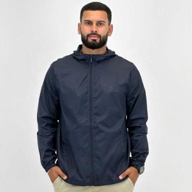 Imagem de Jaqueta Mormaii Corta Vento com Capuz Masculina, M, Navy