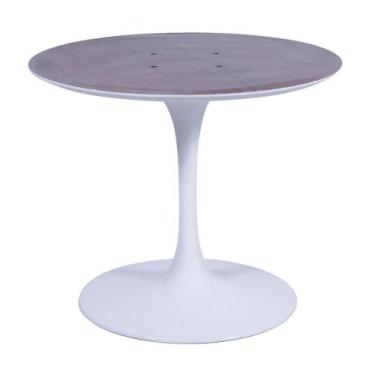 Imagem de Base Mesa Tulip Jantar Redonda Branca - 124 A 150cm - MGSAARINEN