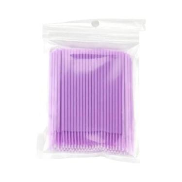 Imagem de Escova De Limpeza De Cílios De Cristal Colorido 500/1000PCS, Ferrament