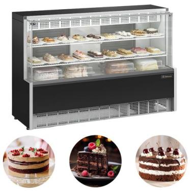 Imagem de Balcão Refrigerado GPEA-175 R Vitrine Confeitaria Dupla Função Gelopar