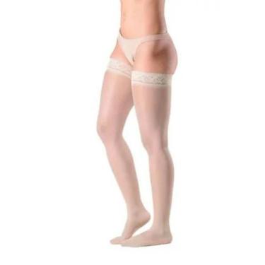 Imagem de Meia Audace Sigvaris Com Ponteira 1520mmHg 120BAF, Natural, 1