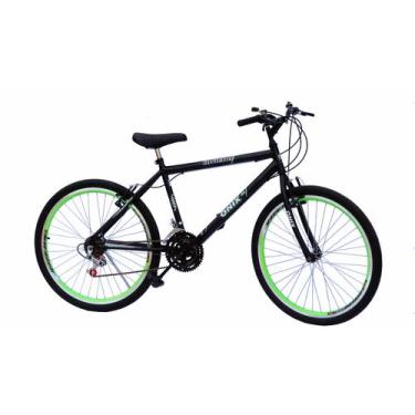 Imagem de Bicicleta Aro 26 Onix Masc C/Aero Cor Neon Verde