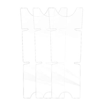 Imagem de Fancyes 3 peças de proteção de manivela para bicicleta, proteção removível de braços de manivela antiarranhões transparente capa para braço de manivela - Tipo B