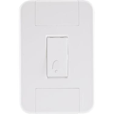 Imagem de 1 Pulsador Campainha 10 A 250v Tablet Branco
