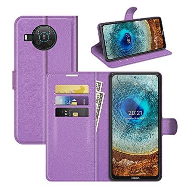 Imagem de YUNCHAO Caixa de telefone Para Nokia X10/X20 Litchi Texture Horizontal Flip Protective Case With Holder & Card Slots & Wallet capa para celular