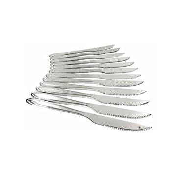 Imagem de Faca Talher inox c/12 Bar Lanchonete restaurante atacado