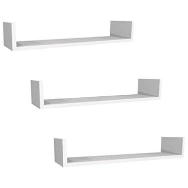 Imagem de Kit 3 Prateleiras para Livros 50cm x 15cm