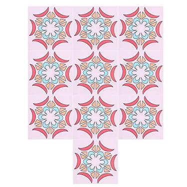 Imagem de 10 pçs decalques de azulejo à prova d'água adesivo de chão arte autoadesivo descascado adesivo de parede para banheiro cozinha backsplash decoração de casa vinil (2 #)