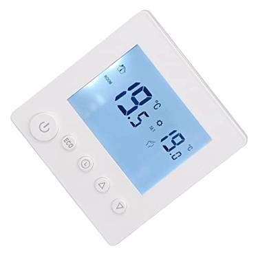 Imagem de Termostato Inteligente, Termostato Não Programável Com Visor LCD e Sensor de Temperatura TC, Termostato Digital para Casa, CA 95‑240V 16A
