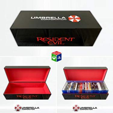 Imagem de Porta jogos para PS3/PS4 Resident Evil (30 jogos) Preto