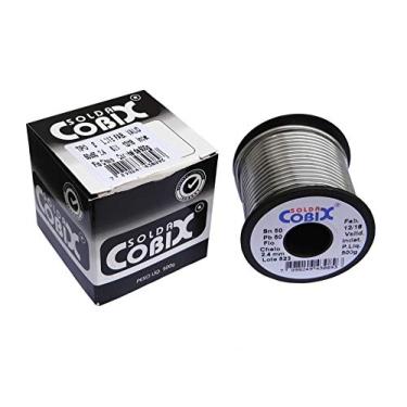 Imagem de Estanho para Solda 50x50 Fio Cheio - 500 gr - Diâmetro: 2,4 mm