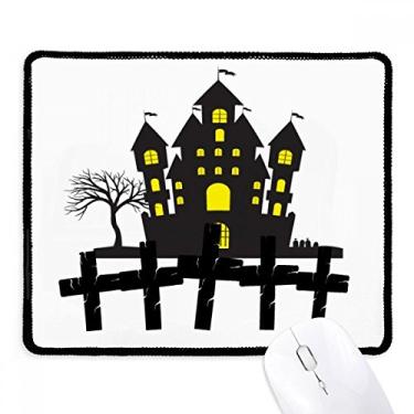 Imagem de Tapete de borracha para jogos Halloween Brightly Lit Castle