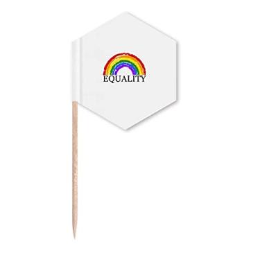 Imagem de Diferença de Gênero e Identidade, Igualdade de Arco-íris, Bandeiras de Palitos de Cupcake, Festa Celebração