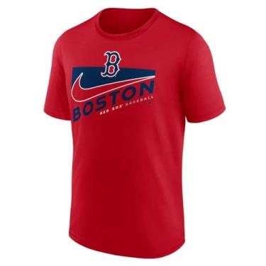 Imagem de Nike Camiseta masculina MLB Pop Swoosh Town Exceed, Vermelho, M