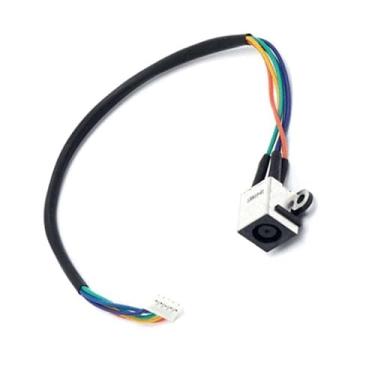Imagem de ALIXCE Chicote de cabos de tomada CA CC para Dell Inspiron 17R N7110, P/N: 0H3T2 CN-00H3T2-17615 DD0R03PB001, conector de 7 pinos