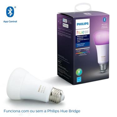 Imagem de Philips Hue Lâmpada Inteligente 9W 220V WiFi Bluetooth E27