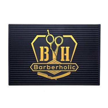 Imagem de Tapete Antiderrapante Para Bancada Salão e Barbearia Barberholic