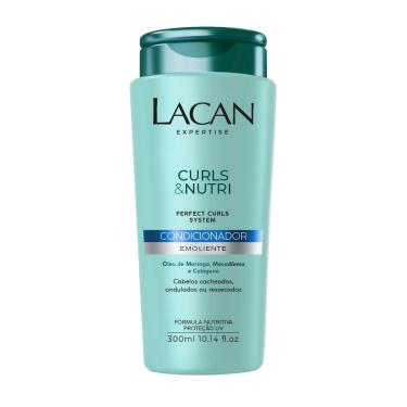 Imagem de CONDICIONADOR EMOLIENTE CABELOS CACHEADOS CURLS & NUTRI LACAN 300ML 