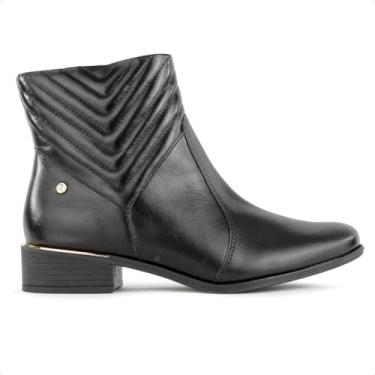 Imagem de Bota Ramarim Cano Curto Salto Médio Feminina