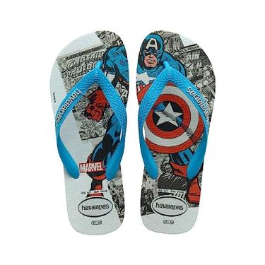 Imagem de Chinelo Top Marvel Classics, Havaianas, Adulto Unissex, Turquesa, 45/46