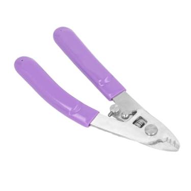 Imagem de Ferramenta de Descascador de Fibra óptica de 3 Furos Com Alça de Borracha de Mola de Reinicialização Descascador de Cabos para Corte Elétrico e Fios de Descascamento