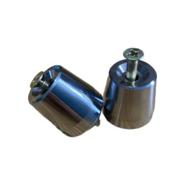 Imagem de Par peso do guidão universal modelo da pcx cromado - HONDA, Dourado
