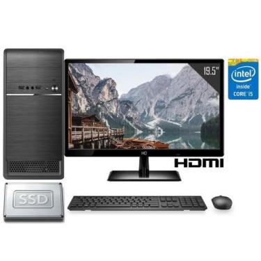 Imagem de Cpu Completo Intel Core I5 6400 8gb Ssd240 Monitor 18'5 kit Multimídia