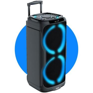 Imagem de Caixa de Som Moob Groove Com Alça Entrada para 2 Microfones Função TWS