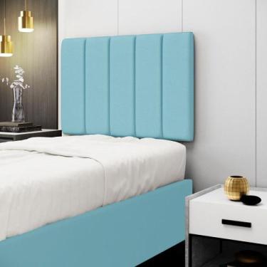 Imagem de Painel Nashira 100 / A-043 Couro Azul Bebê - ARADECOR, AZUL BEBê, SOLT