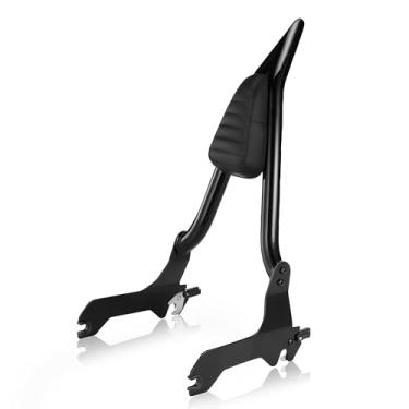 Imagem de MoKitDora Fat Bob Sissy Bar Encosto destacável compatível com Harley 2018-UP Softail FXFB FXFBS, preto