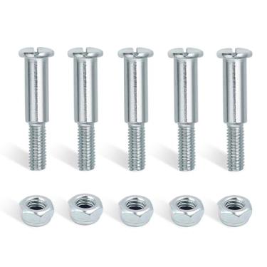 Imagem de Minho Parafuso de pivô de alavanca de guidão de motocicleta em material de aço de baixo carbono, cabeça com fenda plana M10, rosca M6, comprimento total 36 mm, compatível com alavancas de embreagem de