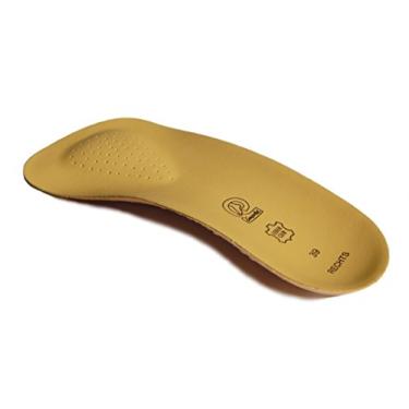 Imagem de Emsold Ortopedia ultrafina com almofada metatarsal e calcanhar profundo – Palmilha semirrígida de suporte de arco para homens e mulheres – Alivia a dor da fascite plantar, neuroma de Morton e metatarsalgia