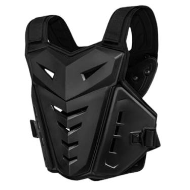 Imagem de Vaveren Colete genérico de proteção corporal para motocicleta, acessórios de proteção para motocross, Preto