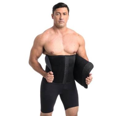 Imagem de Cinta Modeladora Masculina Postural Emana106000M ModelleSkin, Preto, G