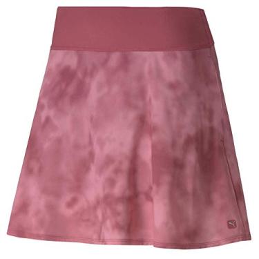 Imagem de PUMA Saia feminina Golf 2020 Pwrshape Tie Dye 40,6 cm, vinho rosa, extra grande 40,6 cm, Vinho rosa, 2X-Large 16"