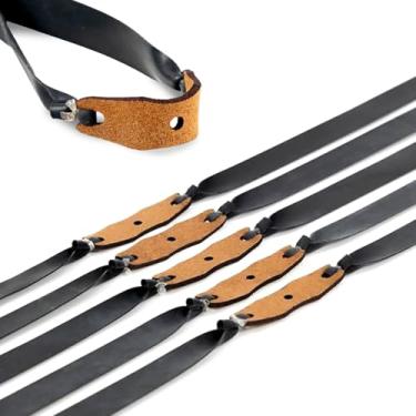 Imagem de SimpleShot 5 faixas de estilingue poderosas faixas planas de borracha elástica profissional para tiro de catapulta (munição de argila)