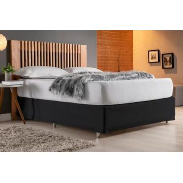 Imagem de Saia Para Cama Box Casal King Matelado Proteção Marrom  - BruceBaby Bo